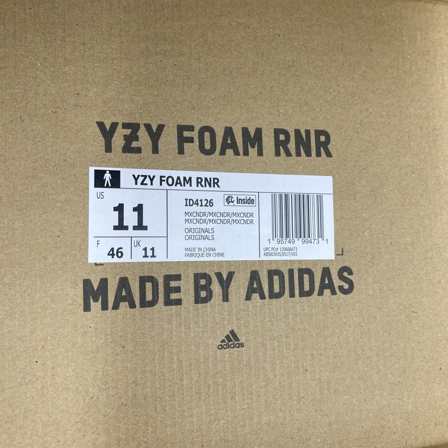 Size 11 - Foam Runner Mx Cinder Black Brown Blue Rubber (ID4126)