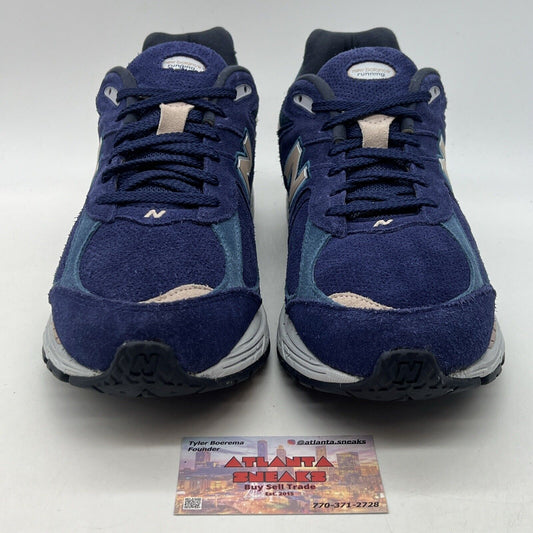 Size 13 - New Balance 2002R Night Tide Blue Grey Suede (M2002RWC)
