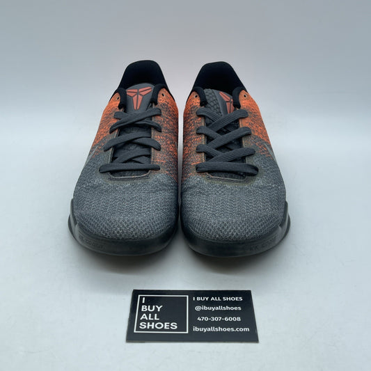 Size 5Y - Nike KOBE 11 XI Elite Low Easter GREY/VOLT Orange (822945-078)