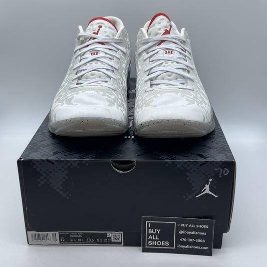 Size 12 - Jordan Zion 3 Fresh Paint White Grey Suede Leather (DR0675-106)