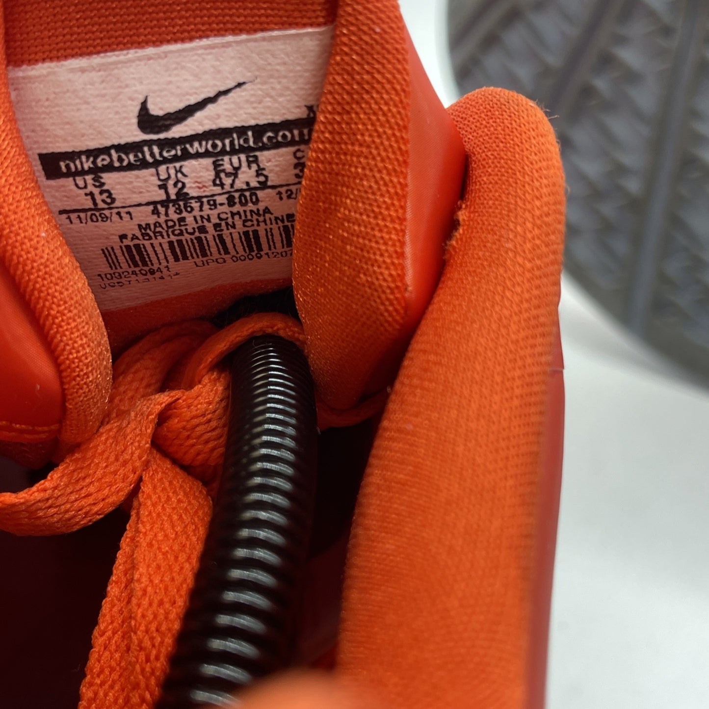 Size 13 - Nike Zoom KD 4 Creamsicle Orange Blue White Leathers (473679-800)