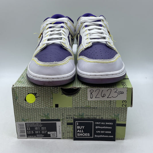 Size 11 - Union LA x Nike Dunk Low Passport Pack Court Purple (DJ9649-500)