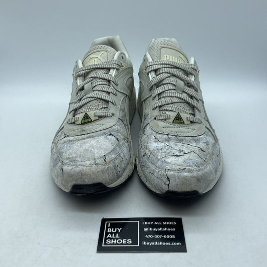 Size 13 - Puma Men R698 Roxx white whisper white suede Leather (360857-03)