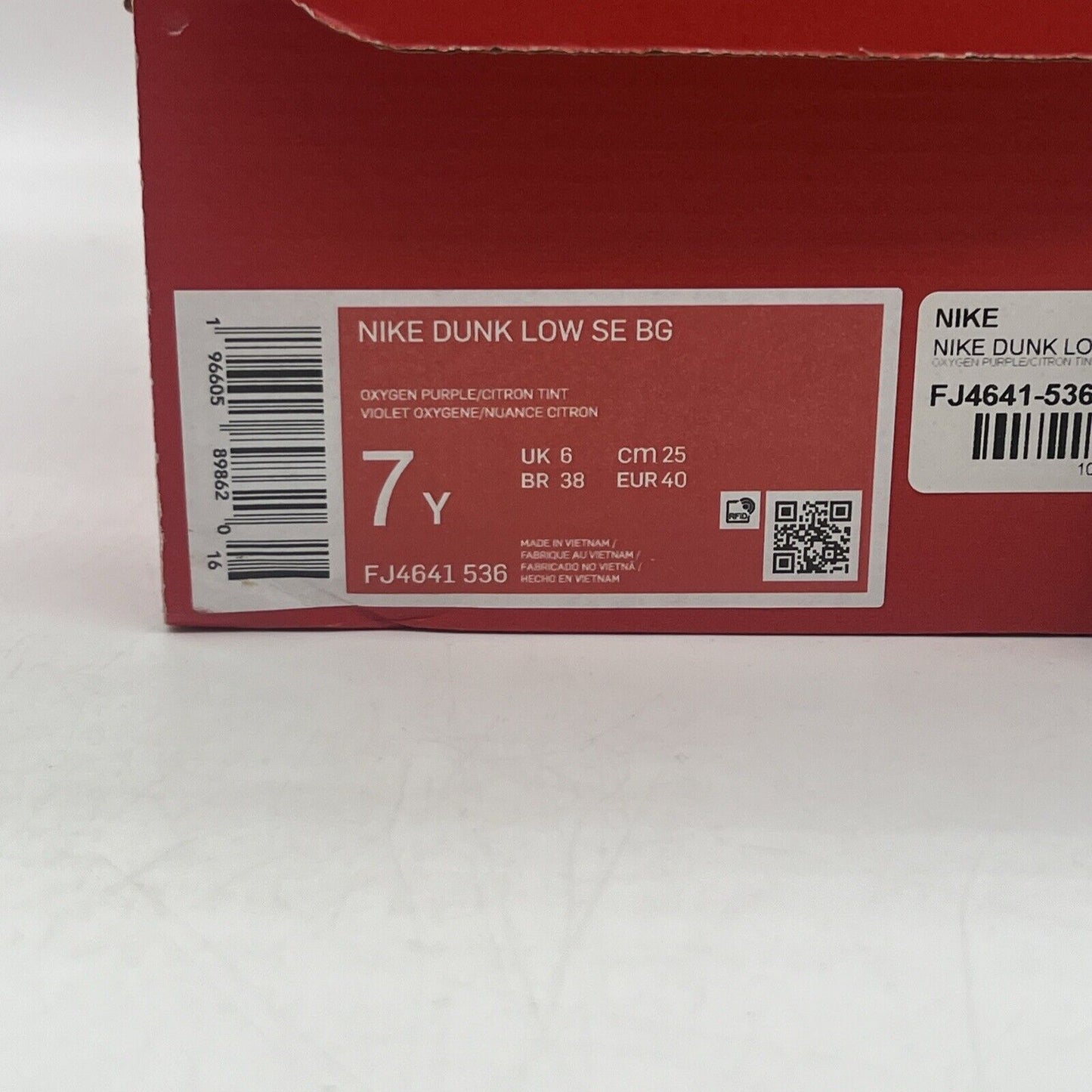 Nike Dunk Low SE BG Easter 2023 FJ4641-536 Size 7Y Brand New Og All