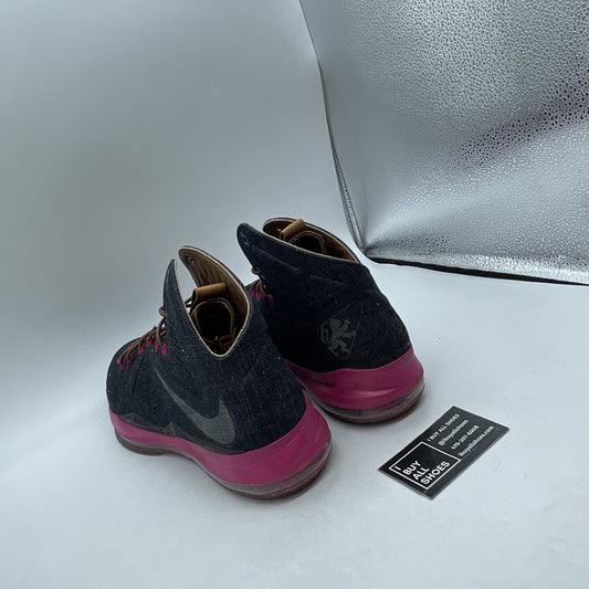 Size 11.5 - Nike LeBron 10 EXT Denim QS Denim (597806-400)