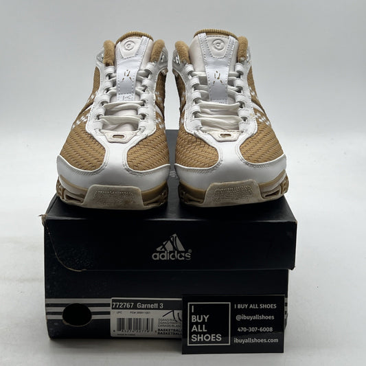 Size 7.5 - Adidas Kevin Garnett 3 Mens White Tan 2006 NBA All-Star (772767)