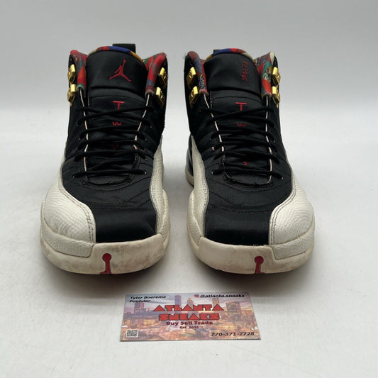Size 9.5 - Air Jordan 12 Retro 2019 Chinese New Year Black White (CI2977-006)