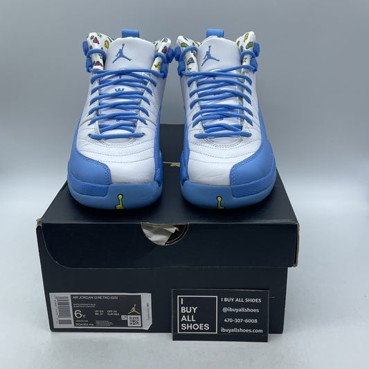 Size 6Y (GS) - Air Jordan 12 Retro Mid Emoji (DQ4365-114)