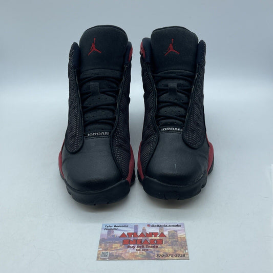 Size 6.5Y - Jordan 13 Retro Bred Black Red Suede Leather (414574-010)