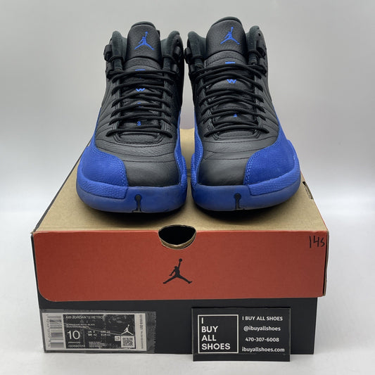 Size 10 - Air Jordan 12 Retro Game Royal Blue Black Suede Leather (130690-014)