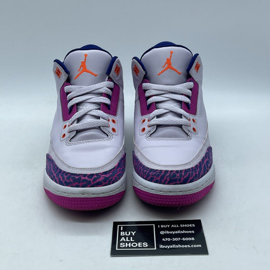 Size 6Y (GS) - Jordan 3 Retro Mid Barely Grape Suede Leather (441140-500)