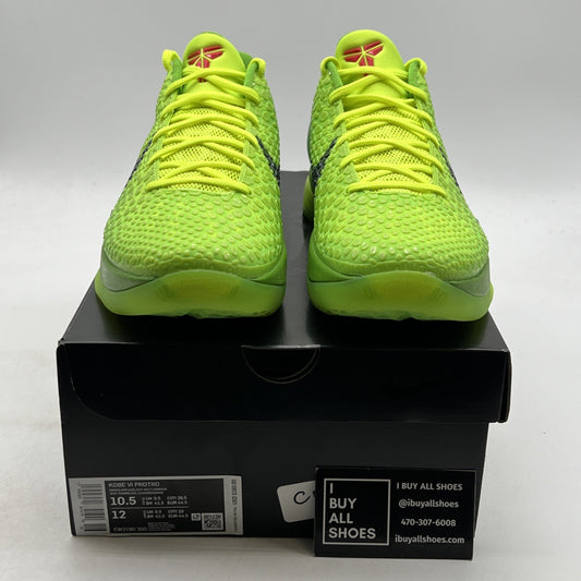 Size 10.5 - Nike Zoom Kobe 6 Protro Low Grinch (CW2190-300)