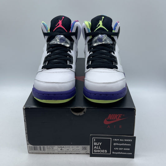 Size 4Y(GS) - Jordan 5 Retro Mid Alternate Bel-Air White Leather (DB3024-100)
