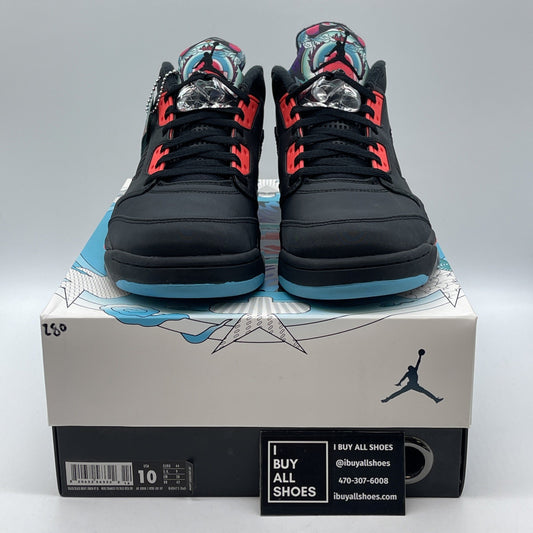 Size 10 - Air Jordan 5 Retro Low Chinese New Year 2016 Black (840475-060)