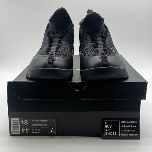 Size 13 - Air Jordan 15 Retro 2017 Stealth (881439-001)