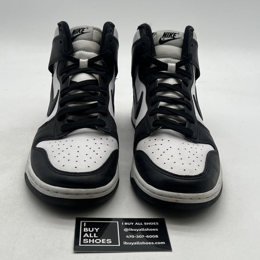 Size 10.5 - Nike Dunk High Black White (DD1399-105)
