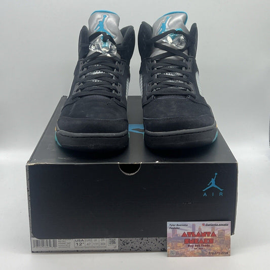 Size 12.5 - Jordan 5 Retro Mid Aqua Brand New Og All