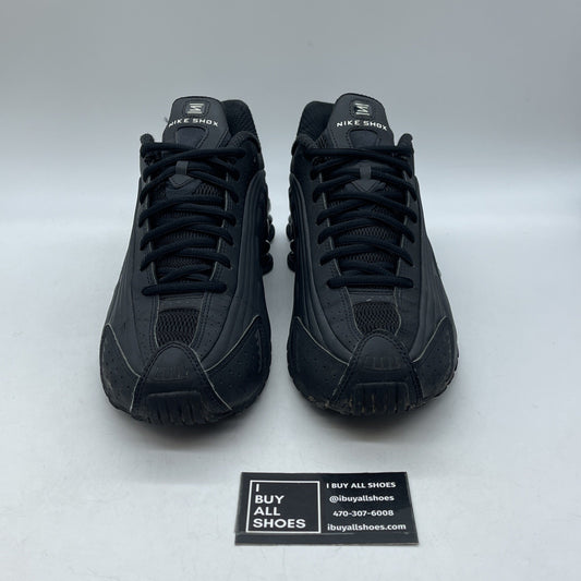 Size 10 - Nike Shox R4 Black Suede Leather (HQ1988-001)