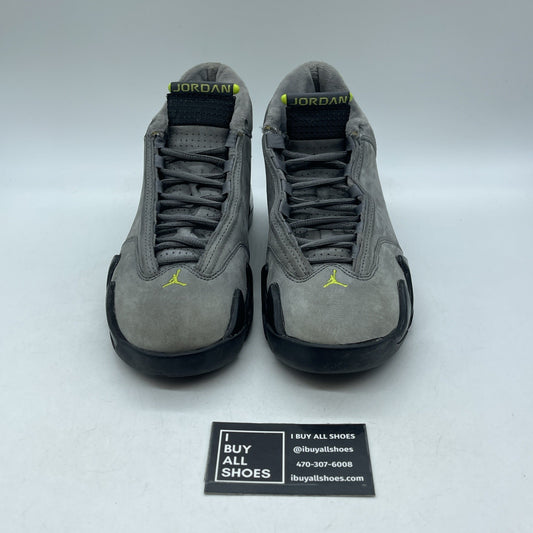 Size 7 - Air Jordan 14 Retro Graphite Chartreuse 2005 (311832-031)