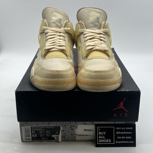 Size 11W - Air Jordan 4 SP x Off-White Mid Sail W (CV9388-100)