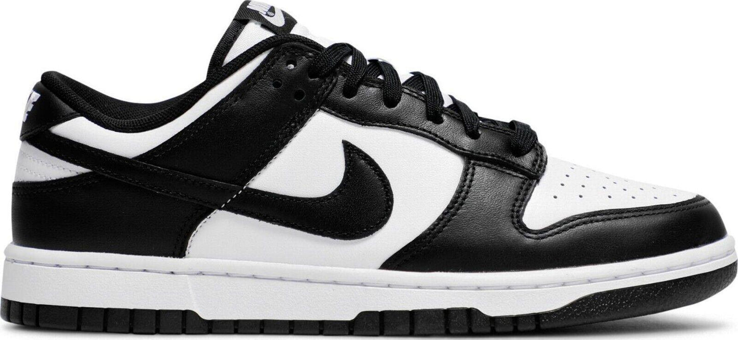 Size 9.5 - Nike Dunk Low Black White Leather (DD1391-100)