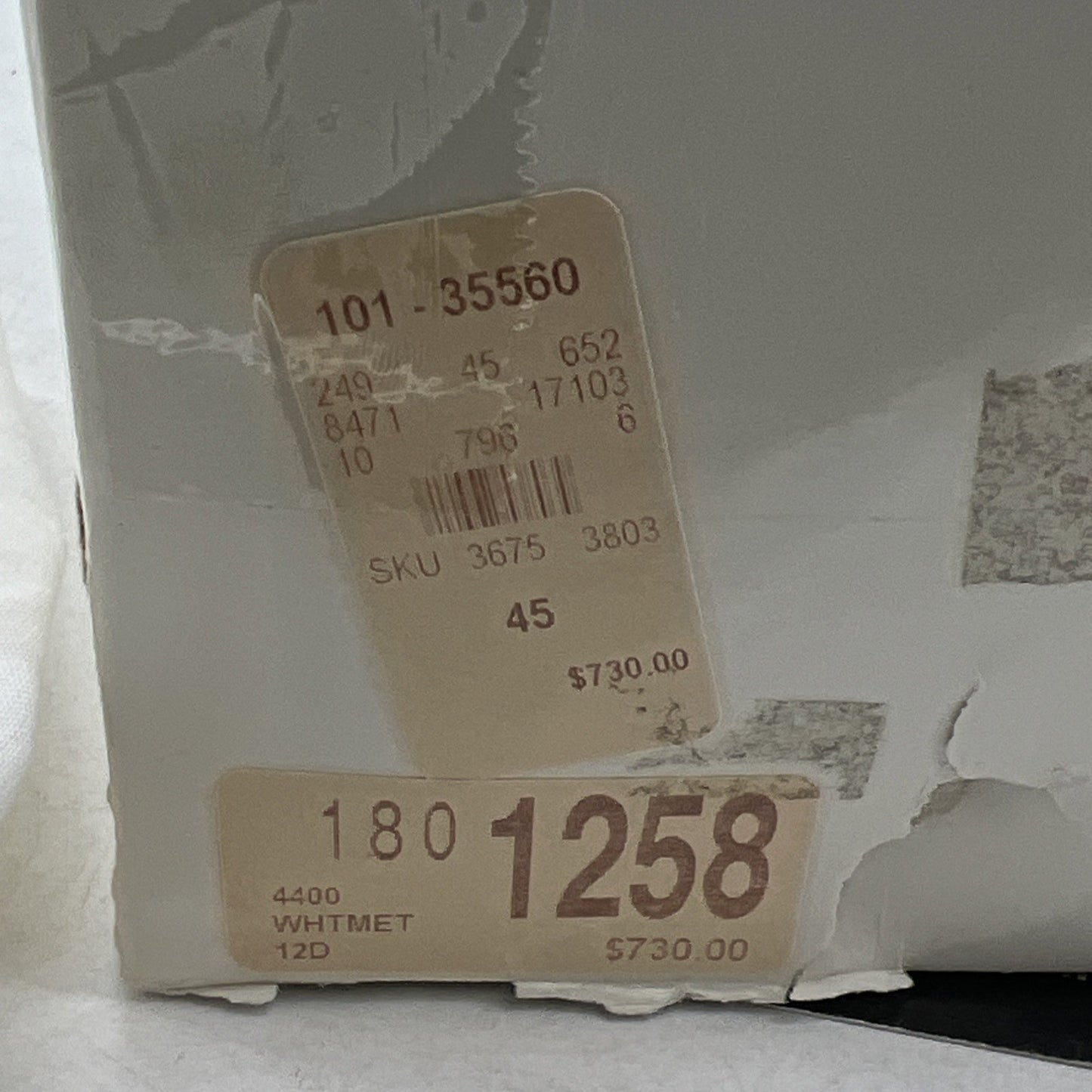 Size 45 - MAISON MARGIELA 22 low silver sole sneakers
