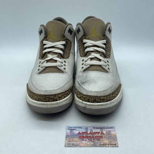 Size 8.5 - Jordan 3 Retro Low Palomino Brown Suede White Leather (CT8532-102)