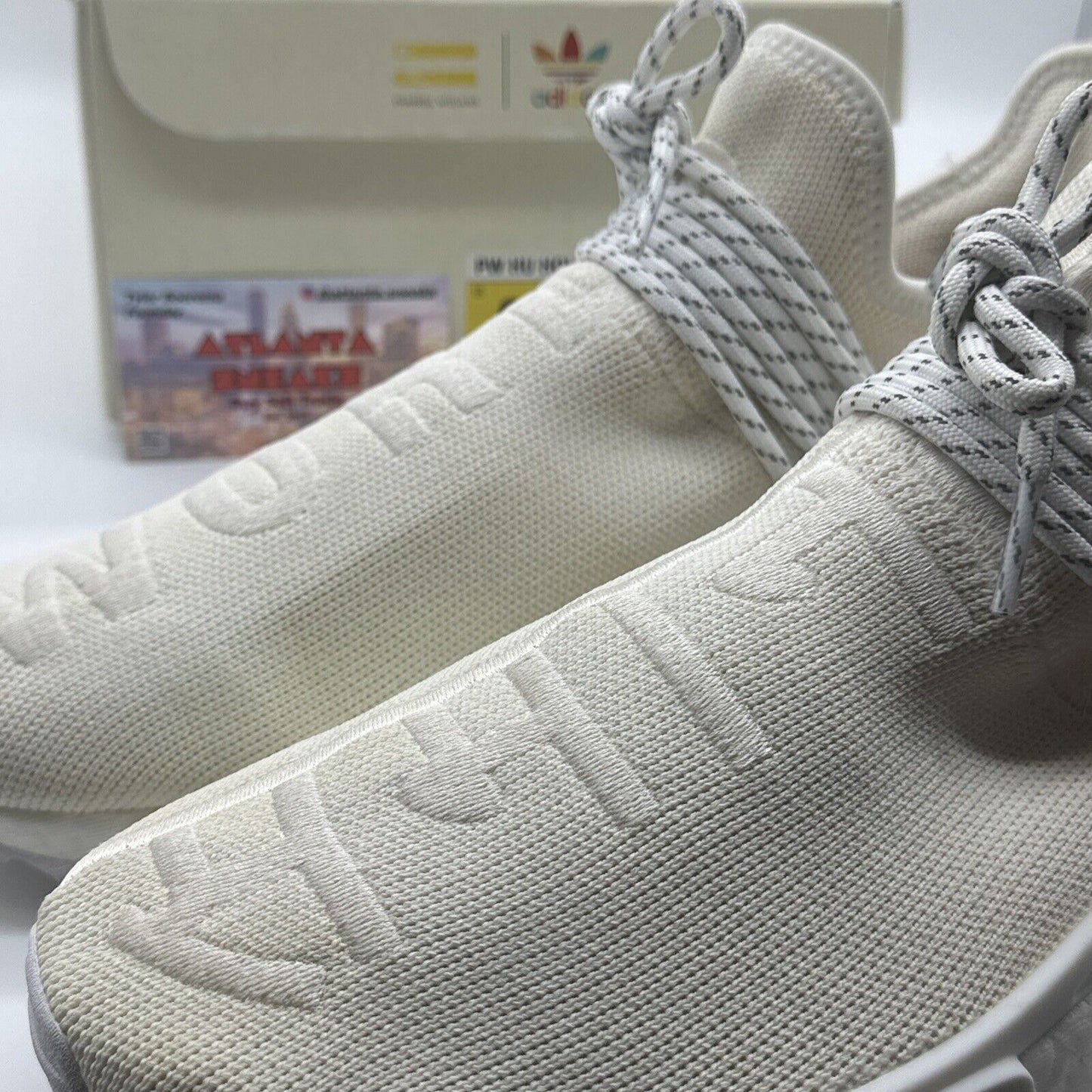 Size 9 - adidas NMD Human Race Trail x Pharrell Blank Canvas 2018