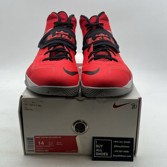 Size 14 - Nike LeBron Soldier 7 Bright Crimson (599264-602)