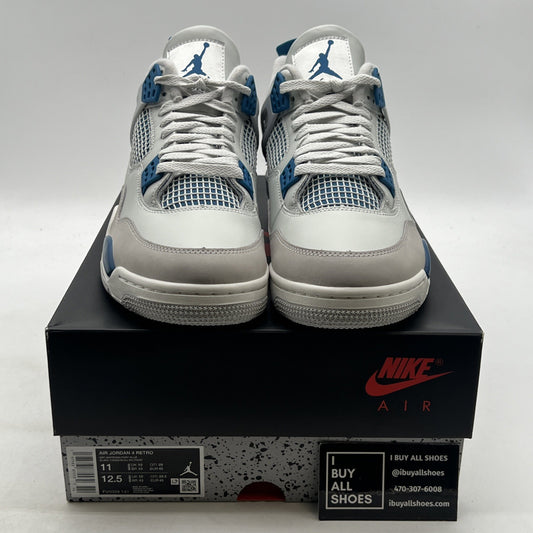 Size 11 - Air Jordan 4 Retro 2024 Military Blue (FV5029-141)