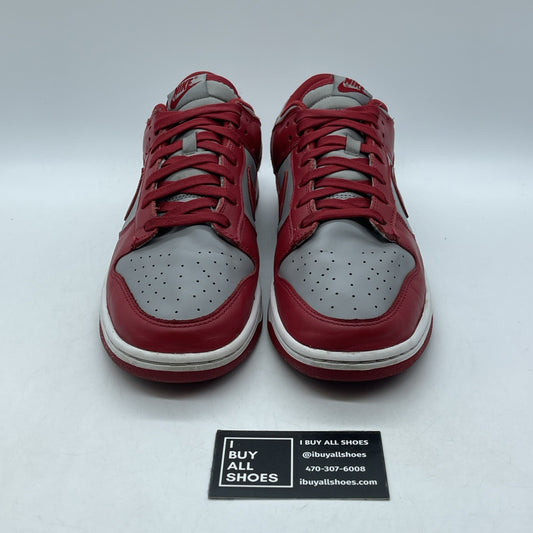 Size 10.5 - Nike Dunk Low SP UNLV 2021 Red Grey Leather (DD1391-002