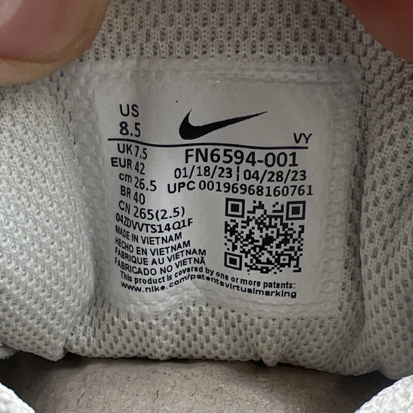Size 8.5 - Nike Air Alpha Force 88 Light Bone (FN6594-001)