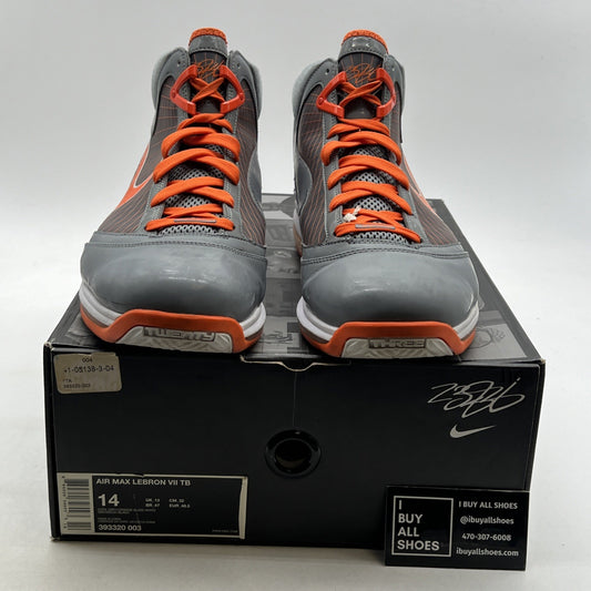 Size 14 - Nike Air Max LeBron 7 TB Orange Blaze (393320-003)