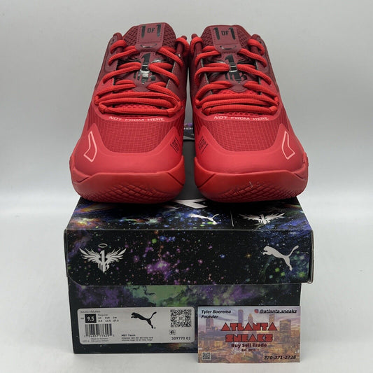 Size 9.5 - PUMA MB.01 Mid Team Colors - Intense Red Brand New Og All