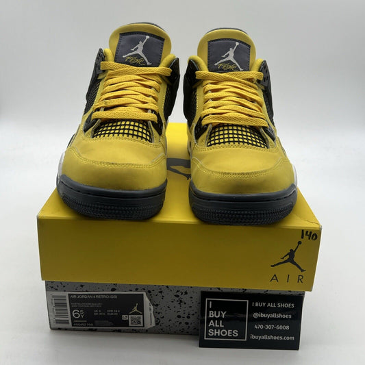 Size 6.5 - Air Jordan 4 Retro Mid Lightning (408452-700)