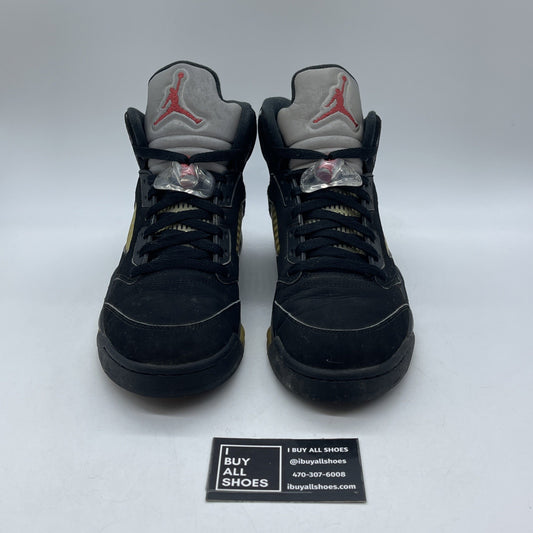Size 8.5 - Air Jordan 5 OG Mid Metallic Silver (845035-003)
