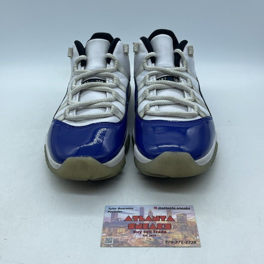 Size 8W - Air Jordan 11 Retro Low Concord Sketch Blue White Leather (AH7860-100)