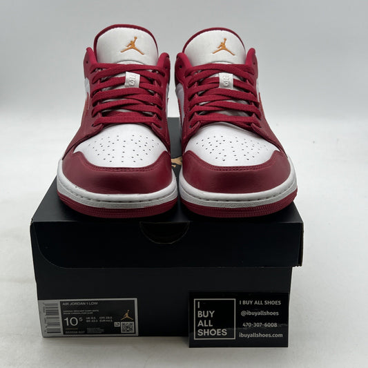 Size 10.5 - Air Jordan 1 Low Cardinal Red 2022 (553558-607)