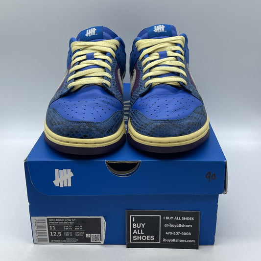 Size 11 - Nike Undefeated x Dunk SP Low 5 On It Blue Grey Suede (DH6508-400)