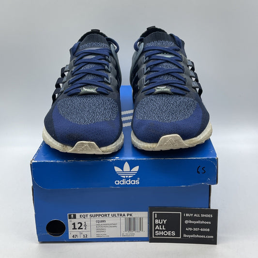 Size 12.5 - adidas Sneakersnstuff x EQT Support Ultra Primeknit Dark Blue CQ1895