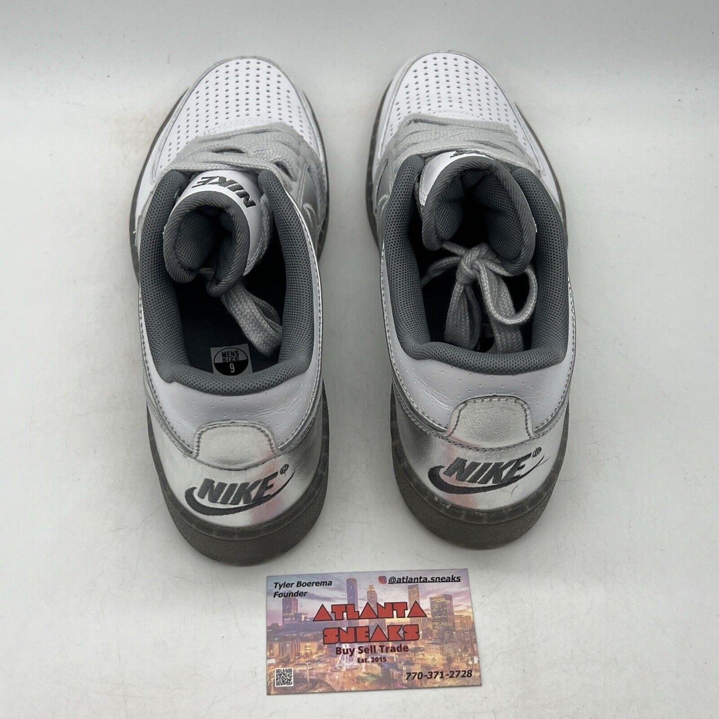 Nike Trainer Clean Sweep QS 2012 Size 11 Used Rare Retro Authentic Low White