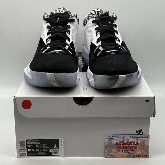 Size 12 - Air Jordan Zion 1 Gen Zion Black White Icey (DA3130-002)