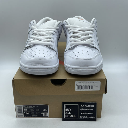 Size 12 - Nike SB Dunk Low Pro Triple White (FJ1674-100)