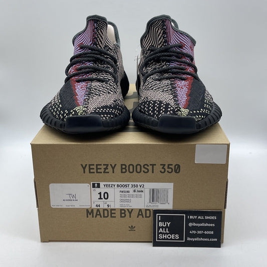 Size 10 - adidas Yeezy Boost 350 V2 Yecheil Non-Reflective Black (FW5190)