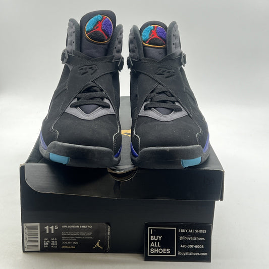 Size 11.5 - Air Jordan 8 Retro Aqua 2015 (305381-025)