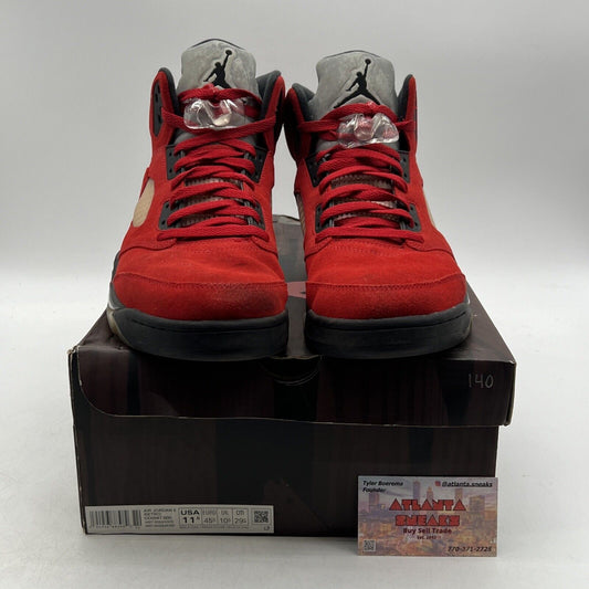 Size 11.5 - Jordan 5 Retro Mid Raging Bull Suede Grey Black (DD0587-600)