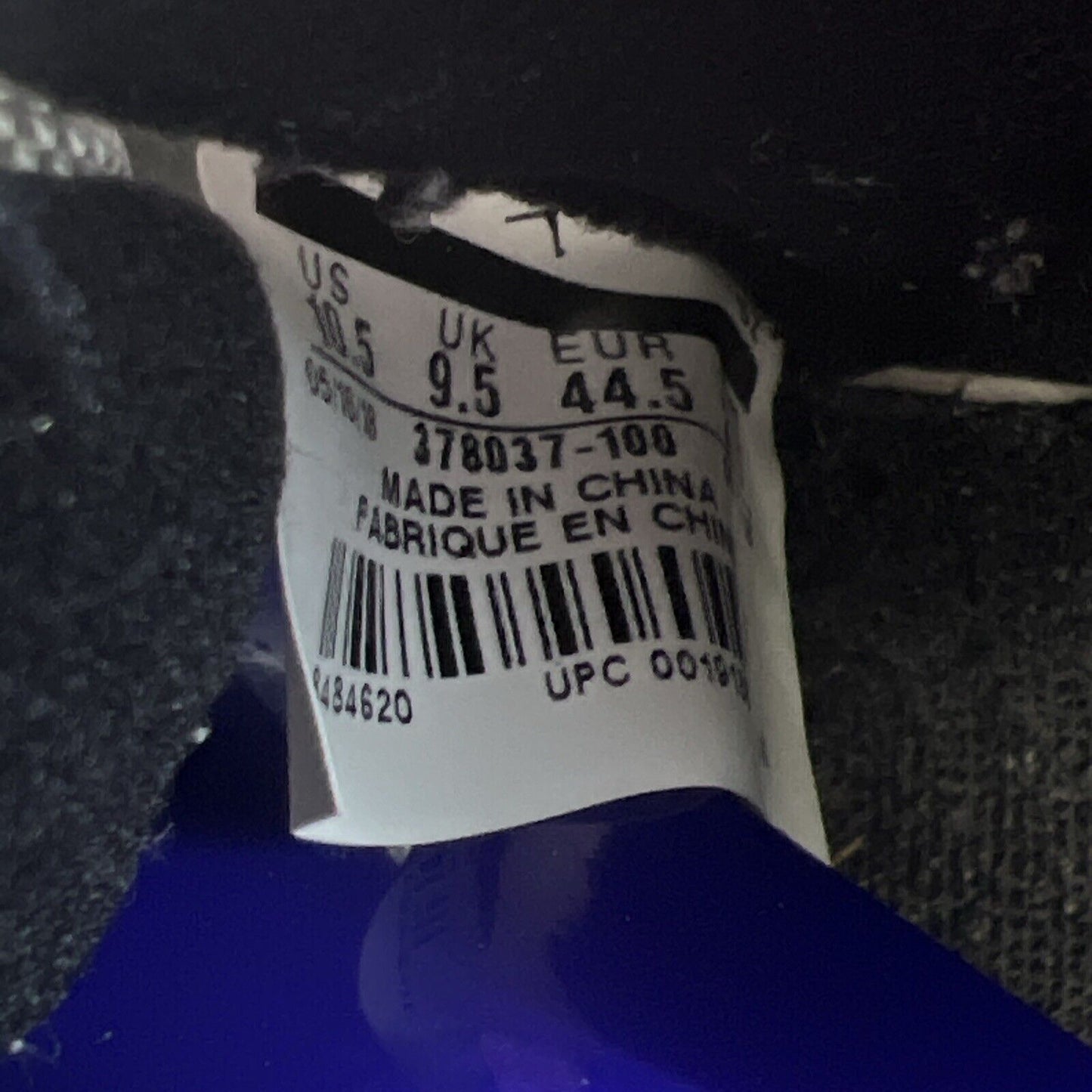Size 10.5 - Jordan 11 Retro High Concord Black White Leather (378037-100)