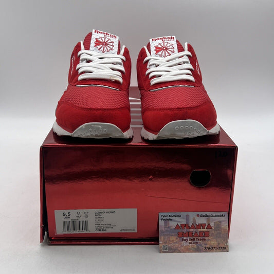 Size 9.5 - Reebok YG x Bait x Classic Nylon 4Hunnid Red White (CN2664)