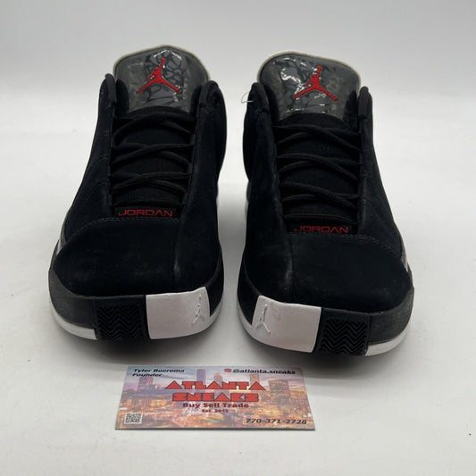 Size 9 - Nike Air Jordan TE II Advance Black Varsity Red Sneakers (395468-011)