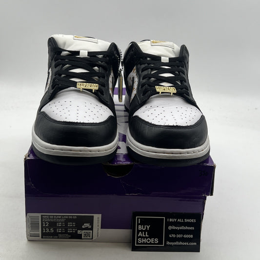 Size 12 - Nike SB Dunk Low Supreme Stars Black 2021 (DH3228-102)